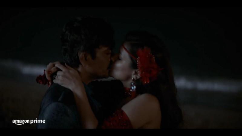 Kissing scene