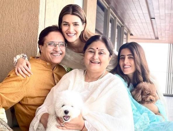 Kriti Sanon and family Kriti Sanon and family