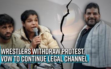 Wrestlers withdraw protest, vow to continue legal channel instead