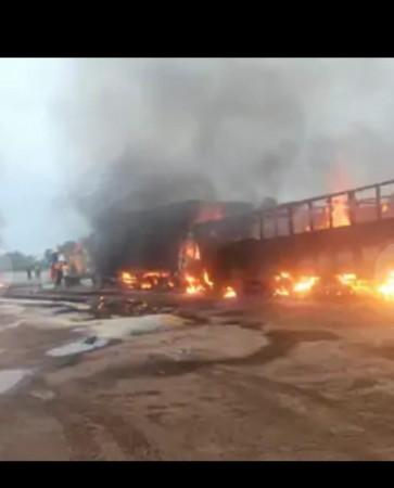 5 People, 12 Cattle Charred To Death In Jaipur-Ajmer Highway Accident