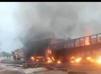 5 People, 12 Cattle Charred To Death In Jaipur-Ajmer Highway Accident