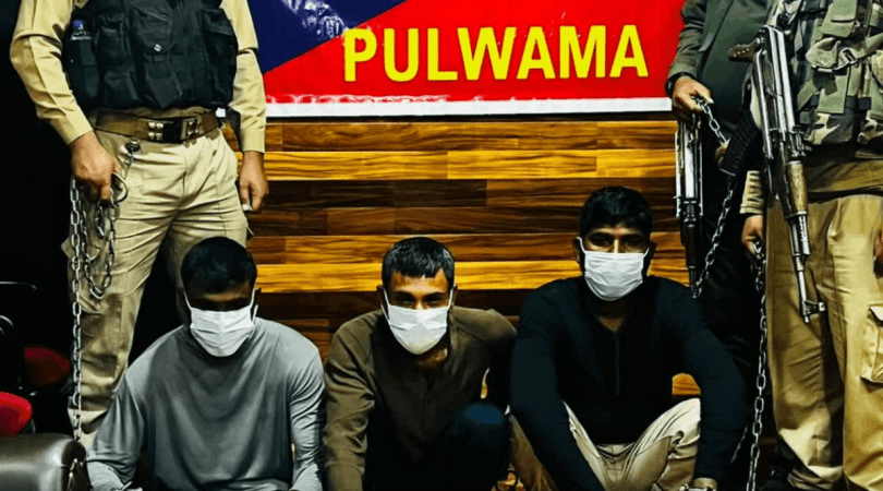 Arrested Bangladeshi thieves