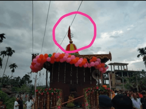 Seven electrocuted to death, 15 injured after chariot touches overhead wire in Tripura Seven electrocuted to death, 15 injured after chariot touches overhead wire in Tripura