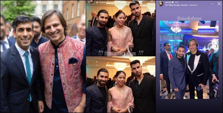 Vivek oberoi and Rishi Sunak