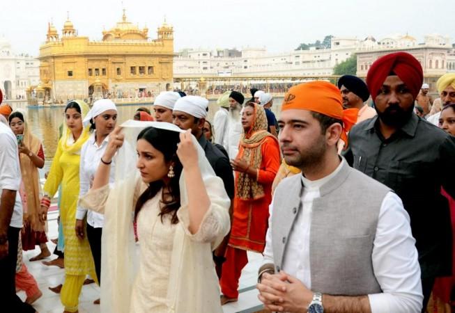 Raghav Chadha and Parineeti chopra