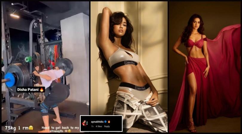 Disha Patani gym