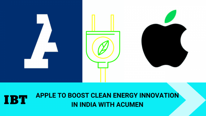 Apple to boost clean energy innovation in India