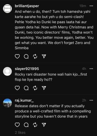 comments