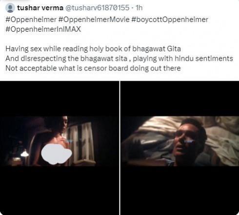 490px x 440px - Boycott Oppenheimer trends as Cillian Murphy reads Bhagavad Gita during sex  scene [reactions] - IBTimes India
