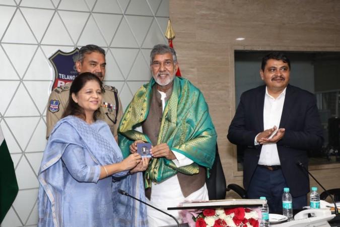 Kailash Satyarthi Lauds Telangana Police For Preventing Trafficking Kailash Satyarthi Lauds Telangana Police For Preventing Trafficking
