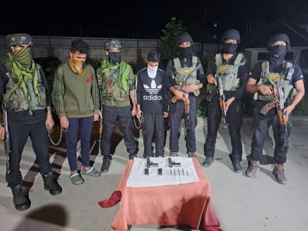 Arrested LeT terrorists