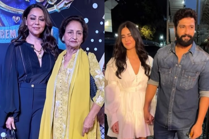 Gauri Khan with mother, Katrina Kaif, Vicky Kaushal Gauri Khan with mother, Katrina Kaif, Vicky Kaushal