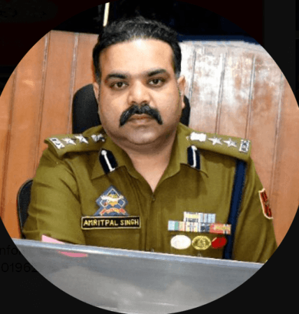 Senior Superintendent of Police (SSP) Rajouri Amritpal Singh