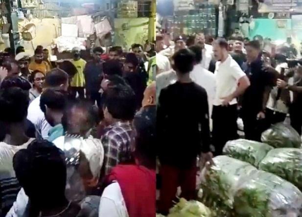 Rahul Gandhi visits Azadpur Mandi in Delhi amid soaring prices of vegetables rahul gandhi
