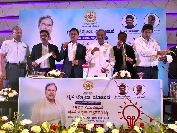 K'taka Govt All Set To Launch Gruha Jyothi Free Power Scheme On Aug 5; 1.42 Cr Households To Benefit K'taka Govt All Set To Launch Gruha Jyothi Free Power Scheme On Aug 5; 1.42 Cr Households To Benefit