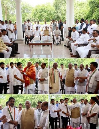 Jupally Krishna Rao joins Congress in Telangana Jupally Krishna Rao joins Congress in Telangana