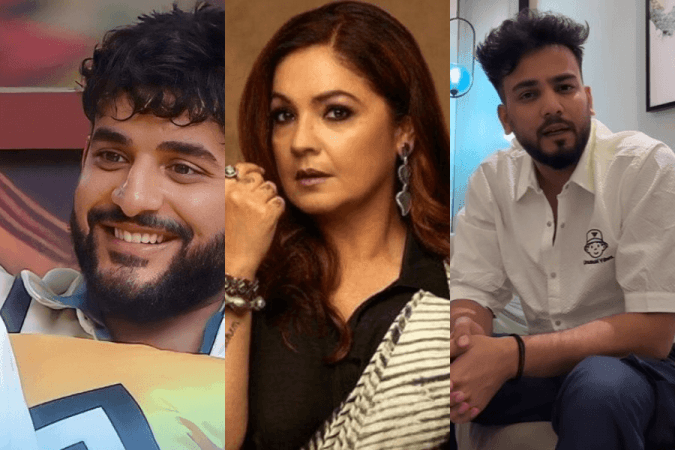 Abhishek Malhan, Pooja Bhatt, Elvish Yadav Abhishek Malhan, Pooja Bhatt, Elvish Yadav