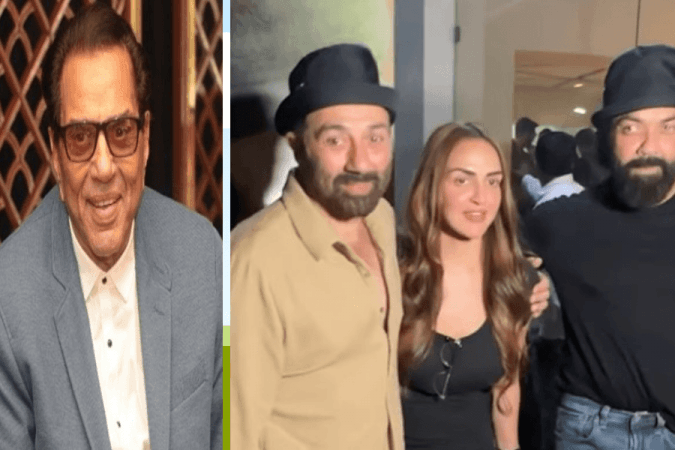 Dharmendra, Sunny, Esha, Bobby Dharmendra, Sunny, Esha, Bobby