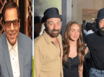 Dharmendra, Sunny, Esha, Bobby