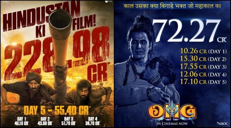 gadar 2 vs OMG 2 five day collection