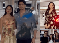 Kiara, Sidharth, Karisma Kapoor, Shweta Bachchan, Navya Nanda, Agastya Nanda
