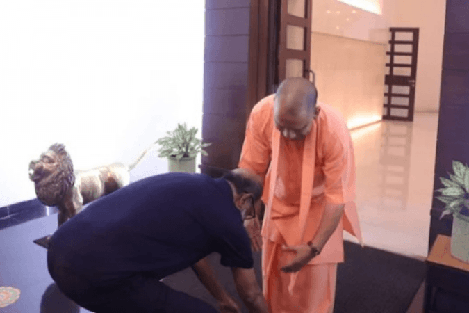 Rajinikanth, CM Yogi Adityanath Rajinikanth, CM Yogi Adityanath