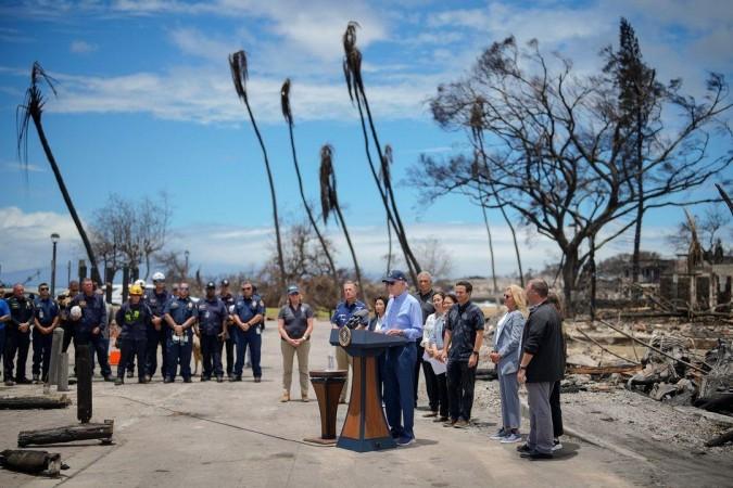 Biden, First Lady Inspect Wildfire Destruction In Hawaii Biden, First Lady Inspect Wildfire Destruction In Hawaii
