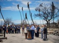 Biden, First Lady Inspect Wildfire Destruction In Hawaii