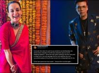 Kangana Ranaut and Karan johar