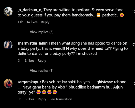 comments