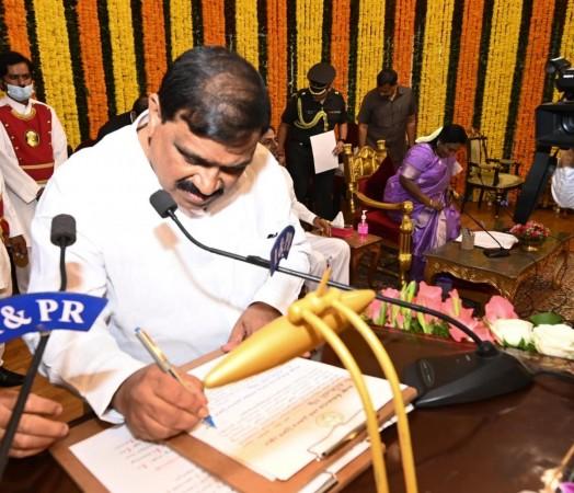 KCR Inducts Mahender Reddy Into Cabinet 3 Months Before Polls KCR Inducts Mahender Reddy Into Cabinet 3 Months Before Polls