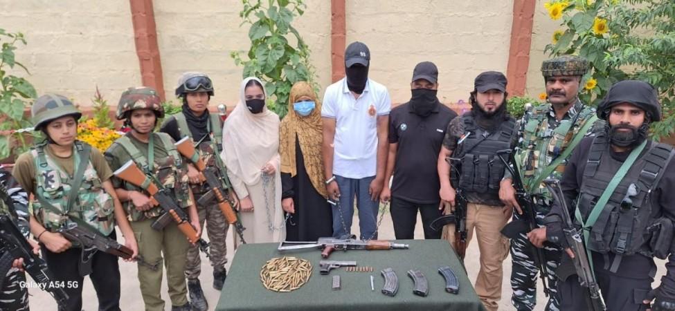Wife of killed terrorist arrested by J&K Police for reviving terrorism in north Kashmir. Terror module