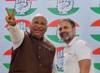 New Delhi: Congress President Mallikarjun Kharge And Party Leader Rahul Gandhi