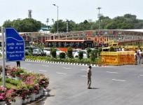 New Delhi : Carcade Rehearsal Ahead Of G20 Summit