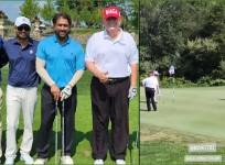 Dhoni and trump