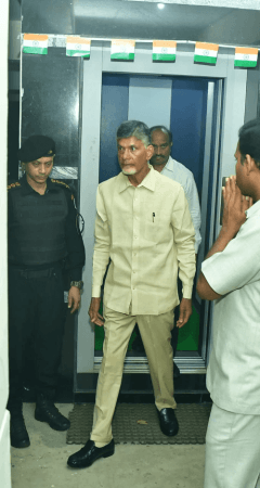Chandrababu Naidu at Rajahmundry jail Chandrababu Naidu at Rajahmundry jail