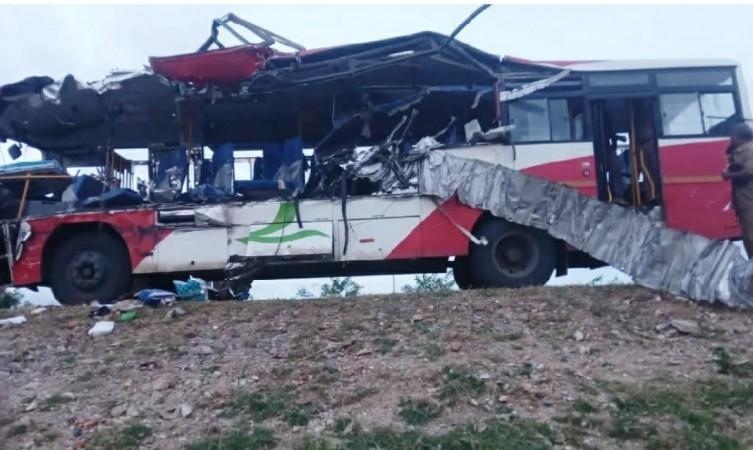Four Killed In Truck-Bus Collision In Karnataka Four Killed In Truck-Bus Collision In Karnataka