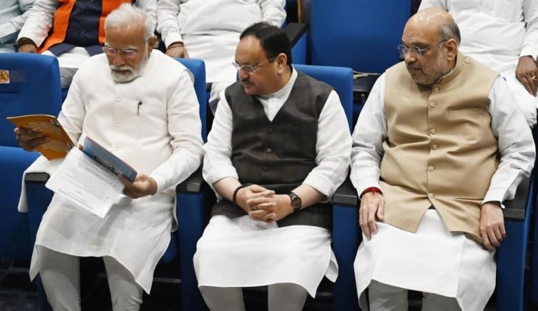 Narendra Modi,J.P. Nadda,Amit Shah, Narendra Modi,J.P. Nadda,Amit Shah,