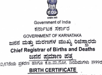 Birth certificate