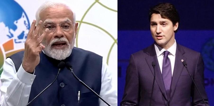 Justin Trudeau & PM Modi Justin Trudeau with PM Modi
