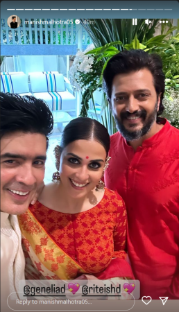 manish malhotra and Genelia