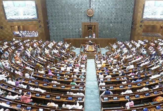 Lok Sabha in new Parliament building