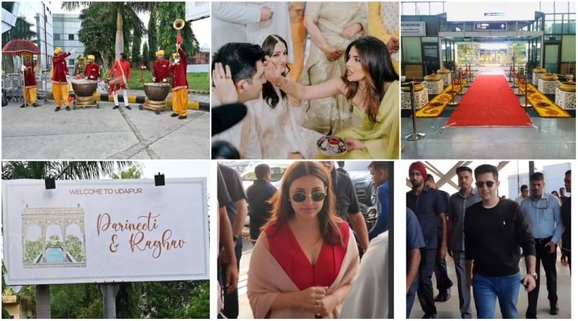 parineeti chopra and raghav Chadha wedding live blog update