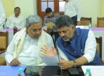 Chief Minister Siddaramaiah and Karnataka Deputy Chief Minister and State party president DK Shivakumar