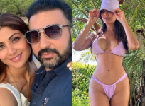 Shilpa Shetty, Raj Kundra, Esha Gupta