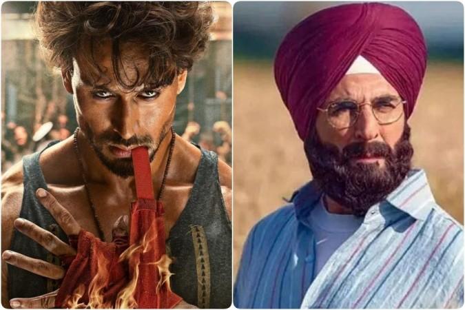 Tiger Shroff (Left), Akshay Kumar (Right) October Bollywood releases