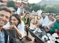 Deepika Padukone, Hrithik Roshan from the sets of Fighter