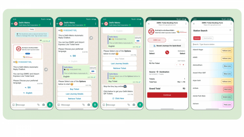 Delhi Metro Expands WhatsApp-Based Ticketing System To All Lines
