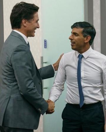 Rishi Sunak and Trudeau