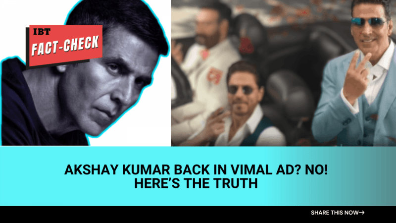 Akshay Kumar back in Vimal ad Akshay Kumar back in Vimal ad